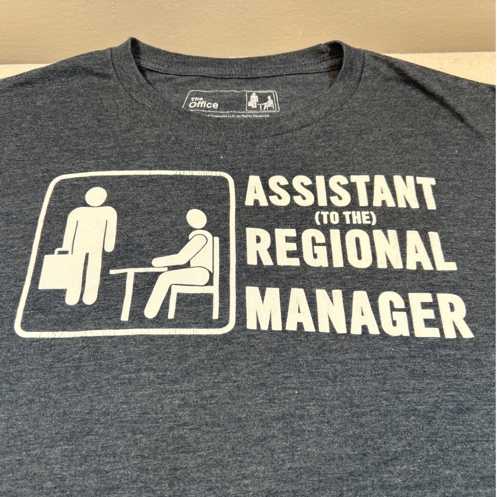 The Office Assistant to the Regional Manager T-Shirt Ripple Junction Navy Large